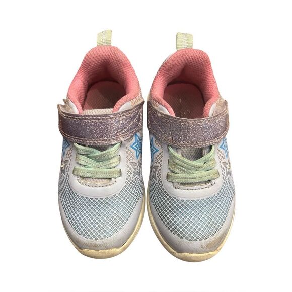 Light Up Toddler Girls Sneakers Size 7 - Picture 1 of 6